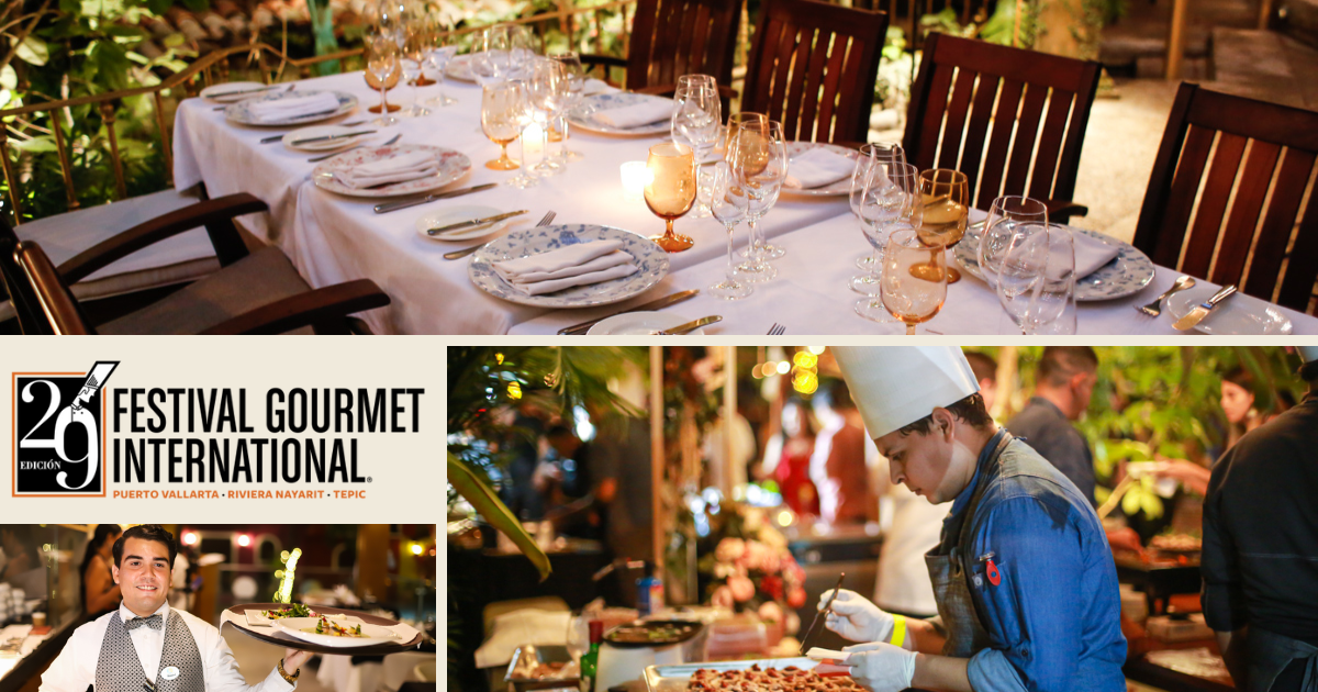 A poster for the 26th festival gourmet international