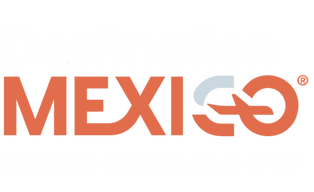 Logo for Mexico: Orange text 