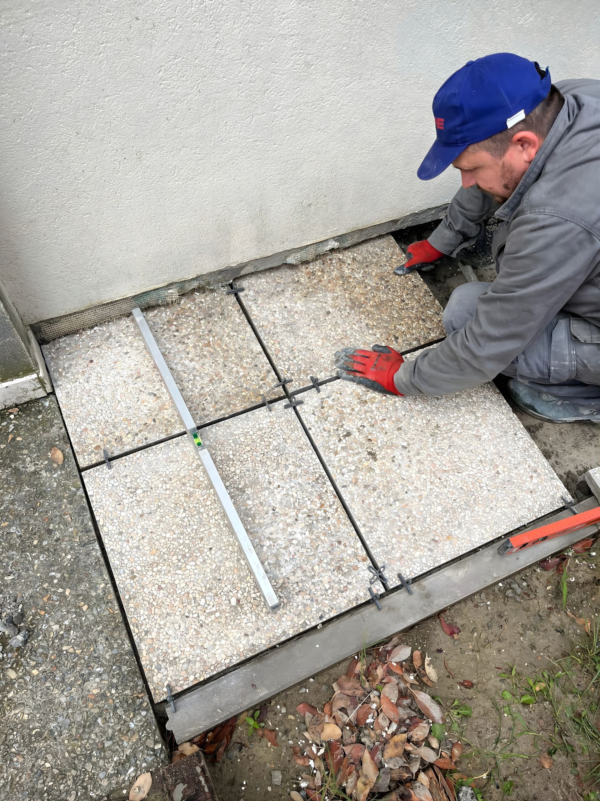 Posa pavimentazione esterna intervento micropali - DrillGeosystem 0547 698013