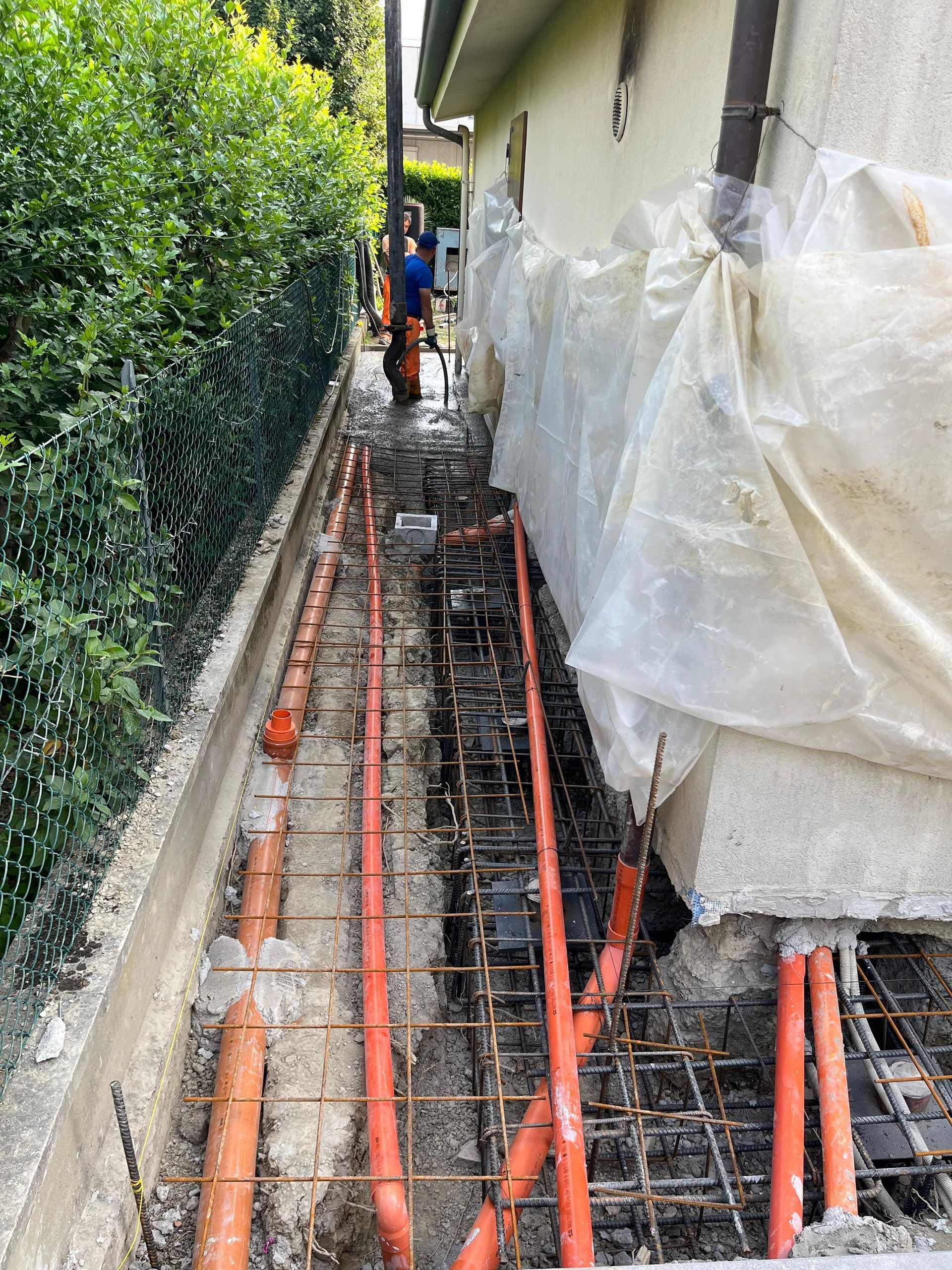 Ricostruzione fognature intervento micropali - DrillGeosystem 0547 698013