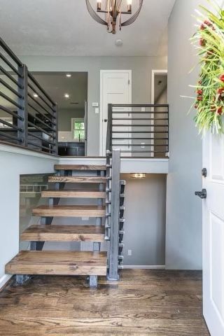 wooden-metal-stair