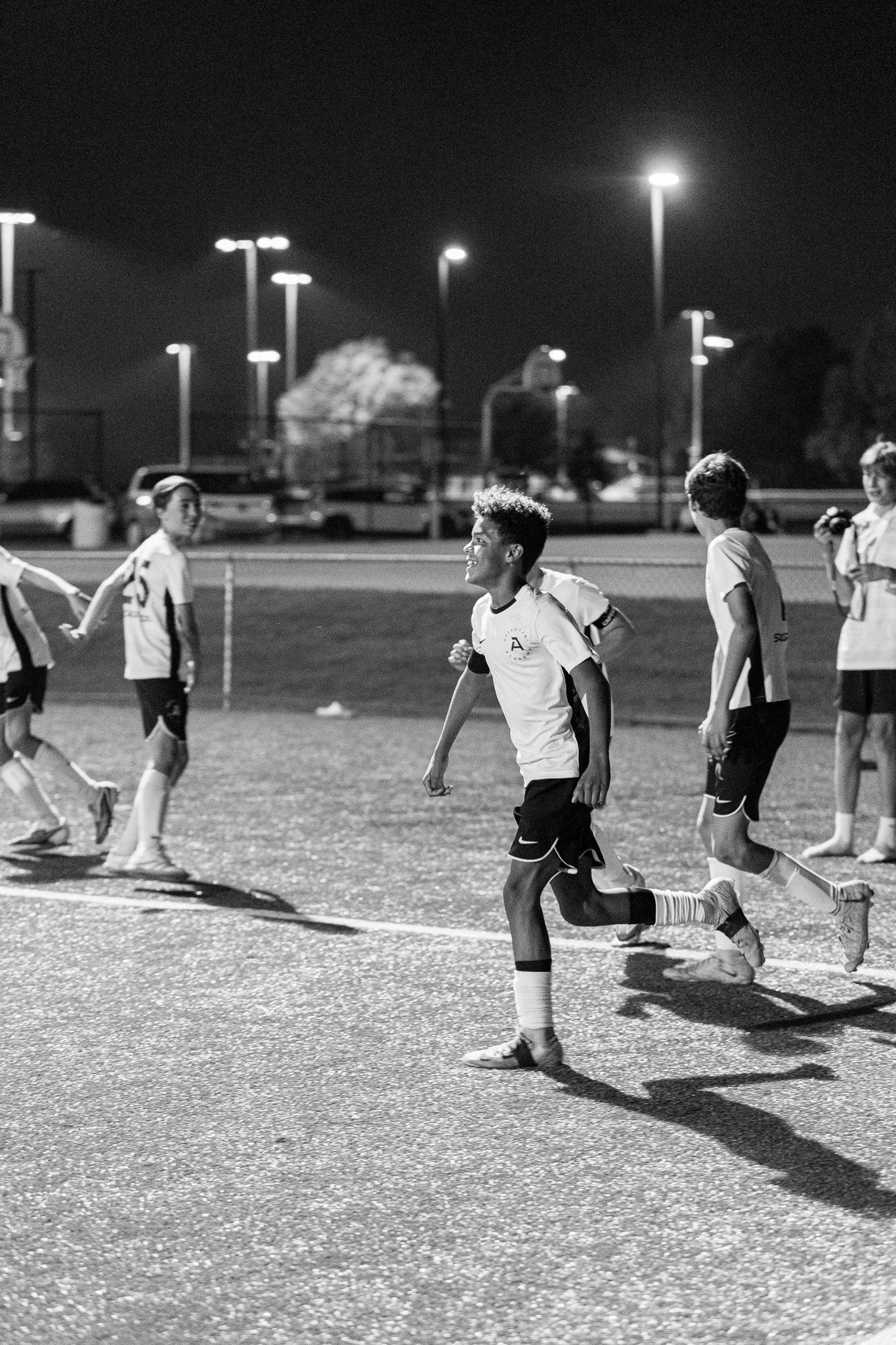 Advantage Academy players on the field