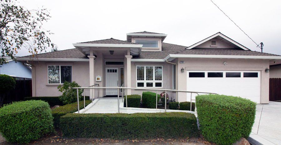 house with ramp
