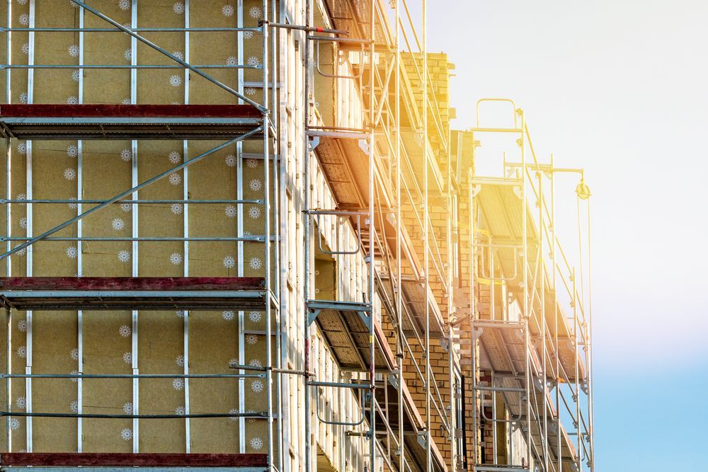 Scaffolding on the Exterior of a Building Under Construction — NRS Scaffolding Pty Ltd in Nambucca Heads, NSW
