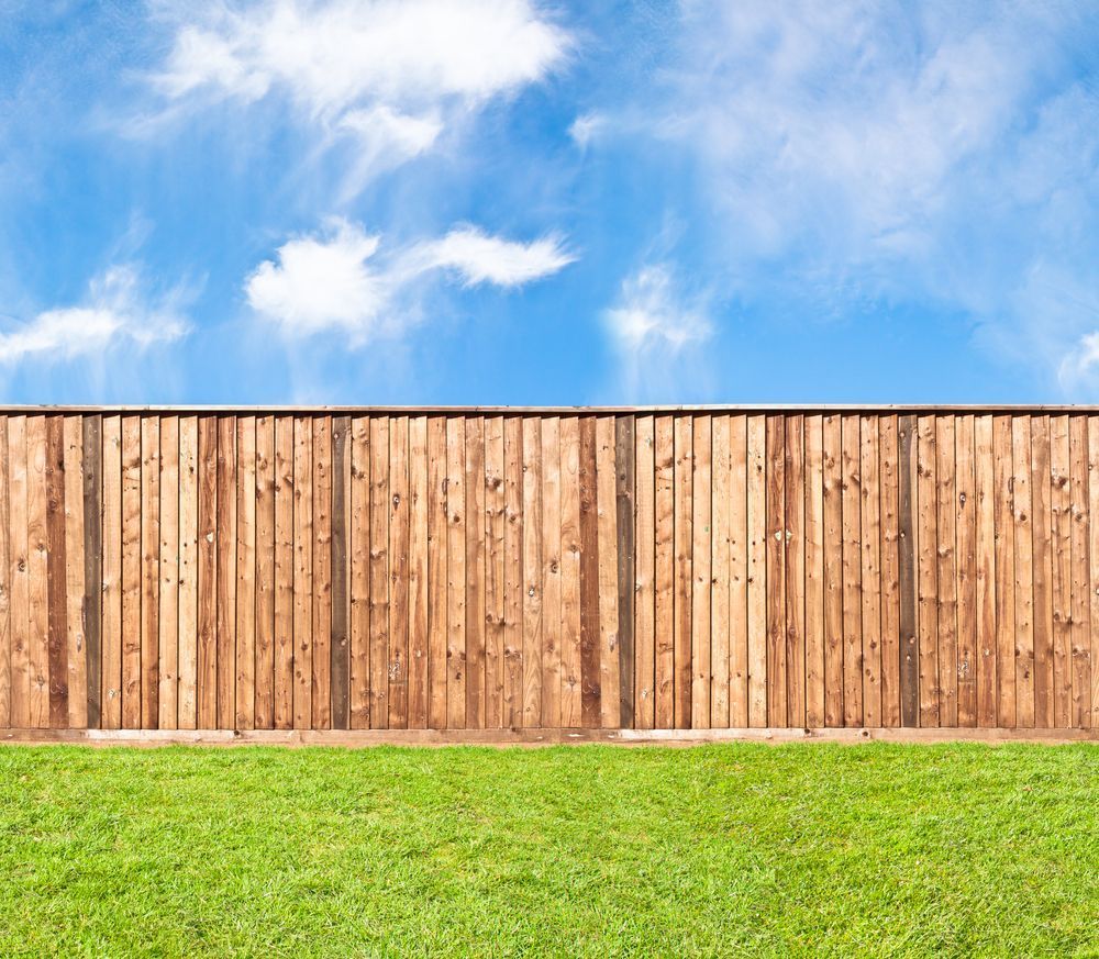 A Wooden Fence Surrounds A Lush Green Field With A Blue Sky In The Background — Machin's Sawmill Pty Ltd In Wingham, NSW