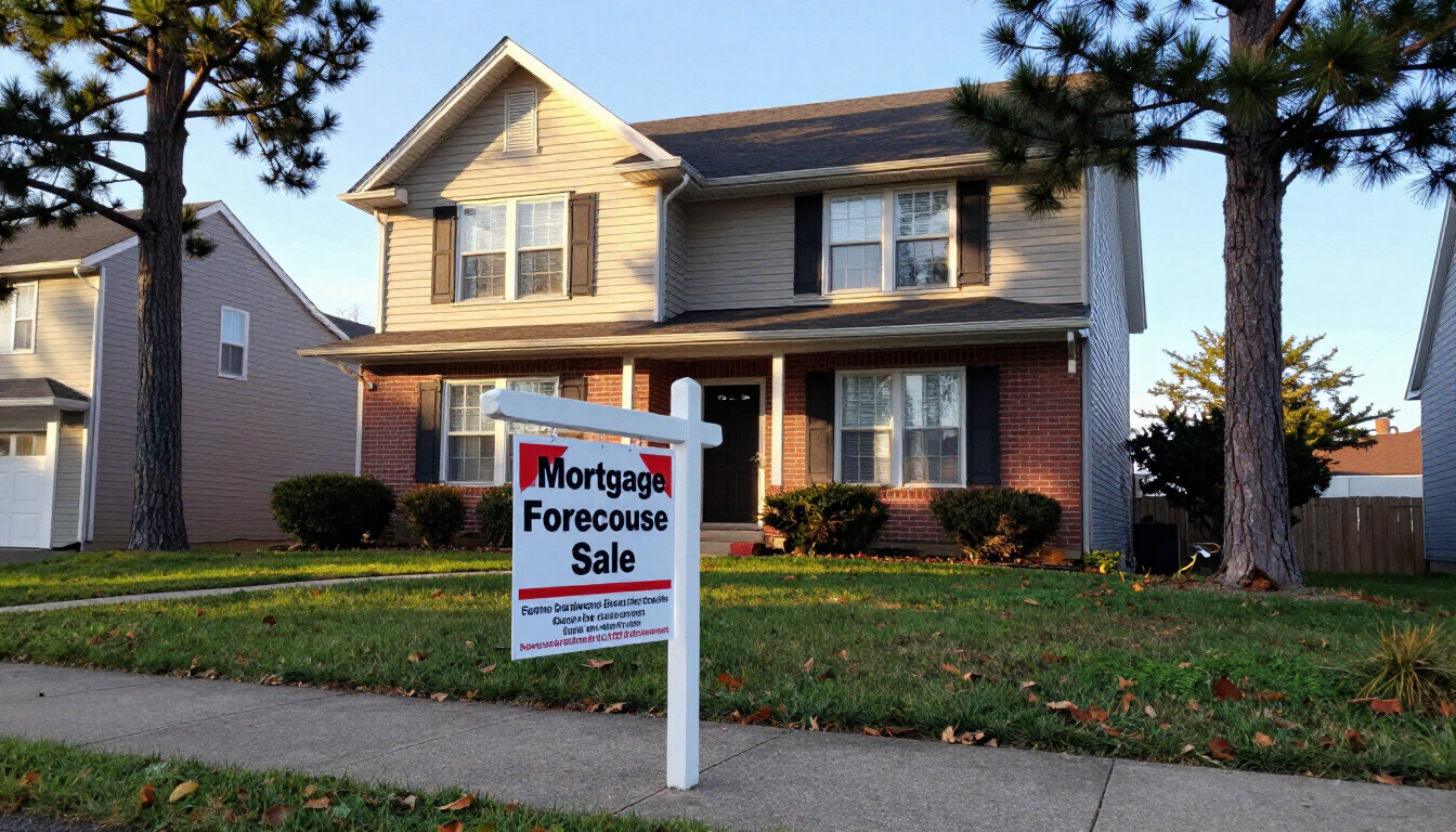 Suburban house with a