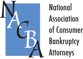 National Association of Consumer Bankruptcy Attorneys logo with blue square and black initials NABCA.