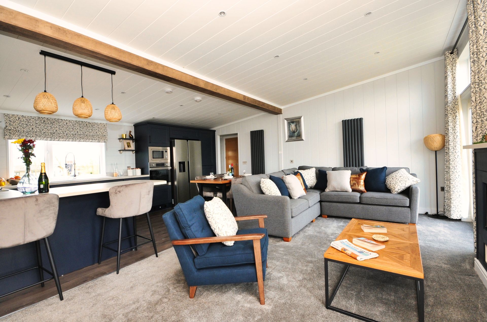 open plan lodge