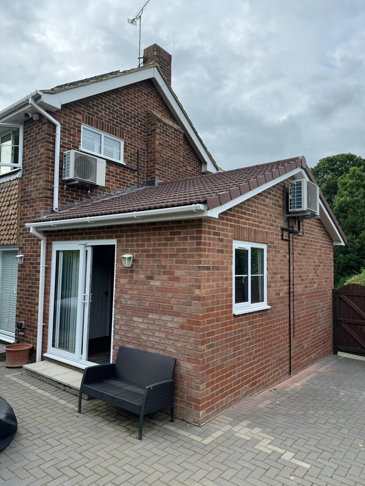 Two single split systems installed in this lovely house just outside Sittingbourne, Kent.