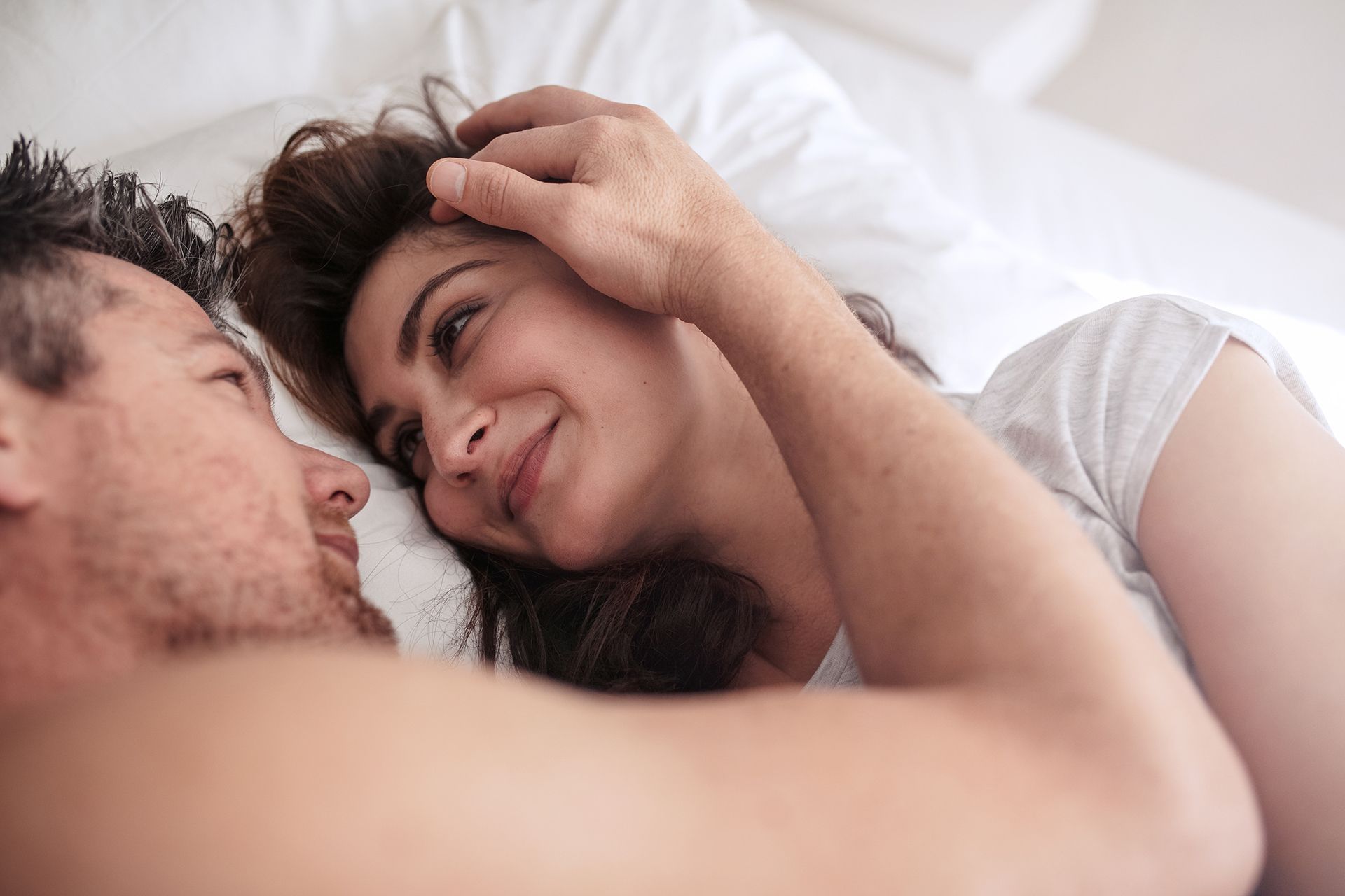 Couple Staring with Each Other