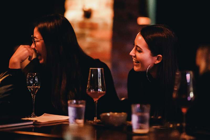 women enjoying at Finney Isles