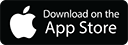 Downloadbadge van de Apple App Store met het Apple-logo op een zwarte achtergrond.