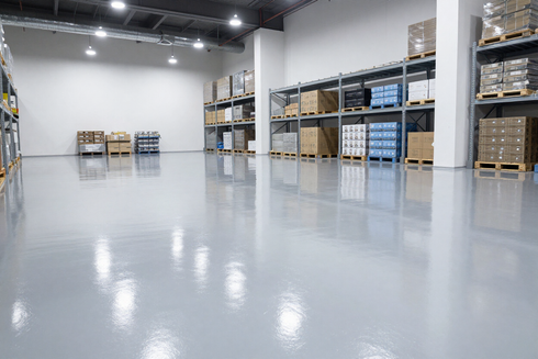 Commercial epoxy flooring