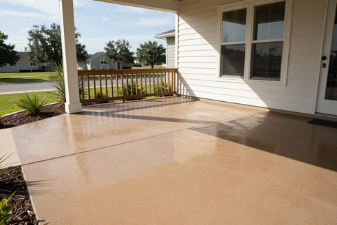 Outdoor concrete epoxy