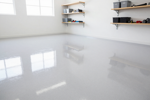 Garage epoxy floor
