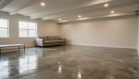 Residential epoxy floor