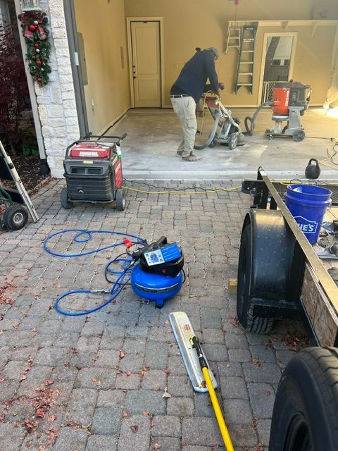 garage flooring preperation