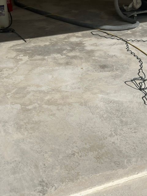 Concrete grinding preparation for epoxy flooring