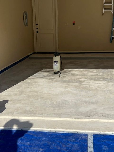 Concrete grinding preparation for epoxy flooring