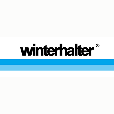 The winterhalter logo is black and blue on a white background.