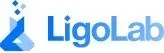 LigoLab logo with blue icon and wordmark on white background