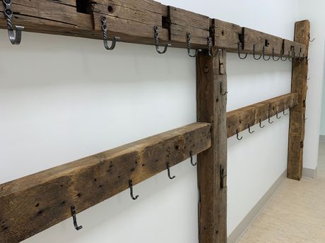 Wooden Staircase – Ann Arbor, MI – B&B Heartwoods, Inc.