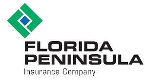The logo for the florida peninsula insurance company