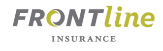 The fed nat insurance company logo has a red , white and blue star on it.
