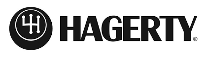 A hagerty logo is shown in black and white on a white background.