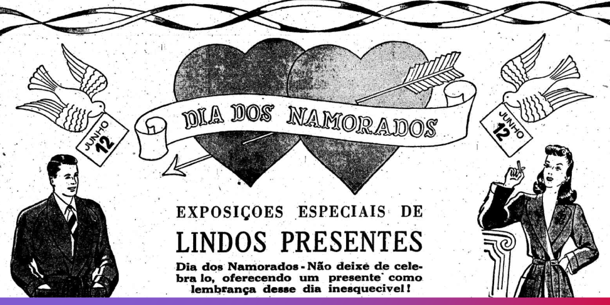 Um desenho em preto e branco de um homem e uma mulher em pé, um ao lado do outro.