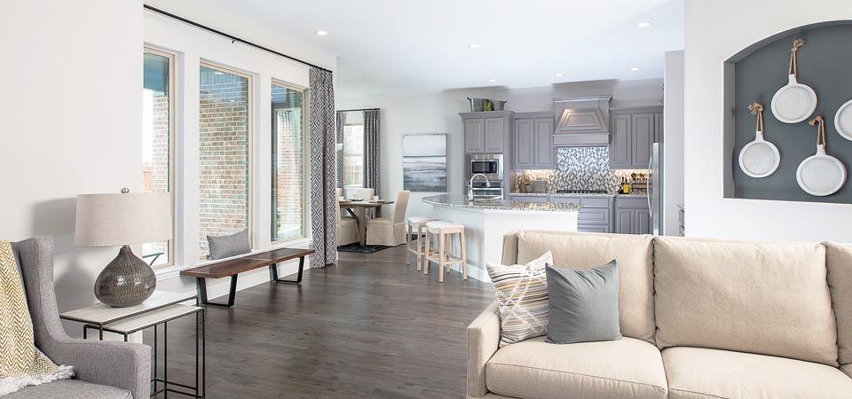 Furnished Living Space | Morningstar Homes
