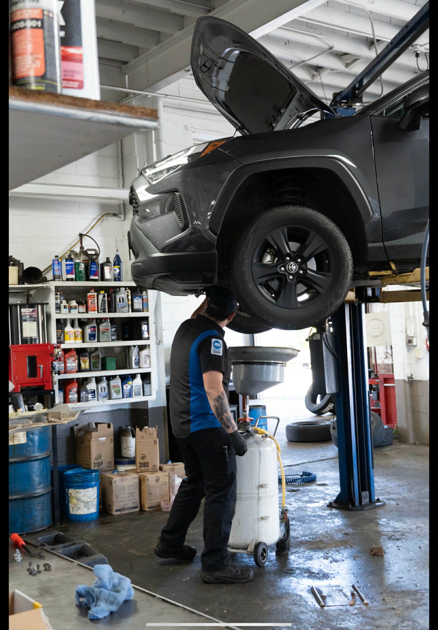 Professional Auto Technician Working | Eureka Brake & Automotive