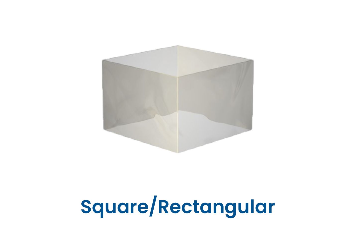 A square / rectangular connector is shown on a white background.