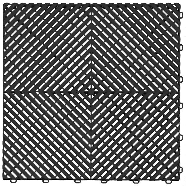 Jet Black Color Option for Swisstrax Garage Floor Tiles