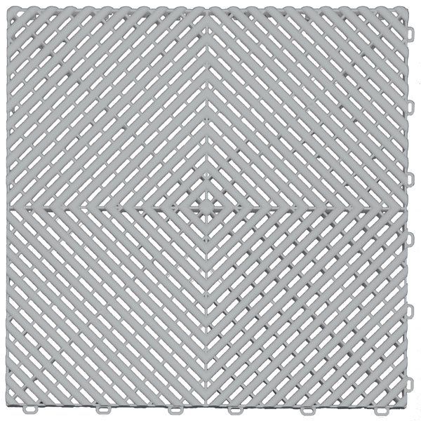 Pearl Silver Color Option for Swisstrax Garage Floor Tiles