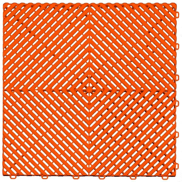 Tropical Orange Color Option for Swisstrax Garage Floor Tiles