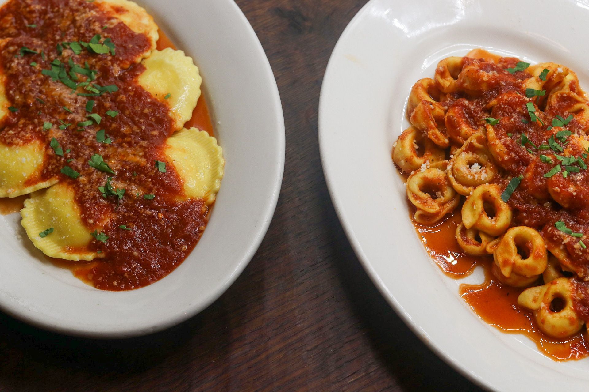 Ravioli and Tortellini Sugo