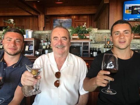 Gianluca, Gilberto, and Cesare