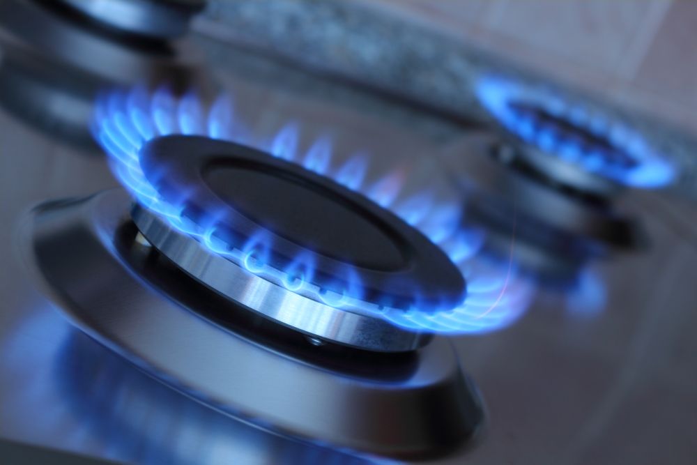 A Close Up of a Gas Burner With Blue Flames — JMJ Plumbing and Electrical NSW In Tumbi Umbi, NSW