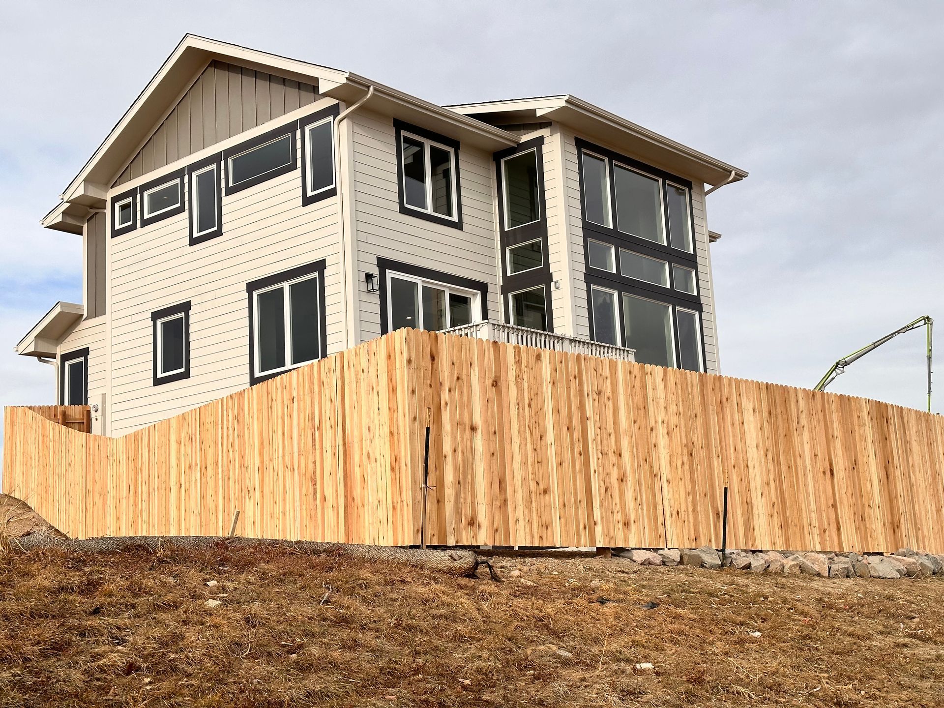 Marshall fire damaged fence repair replacement