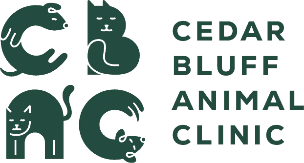 Cedar Bluff Animal Clinic One Color Logo