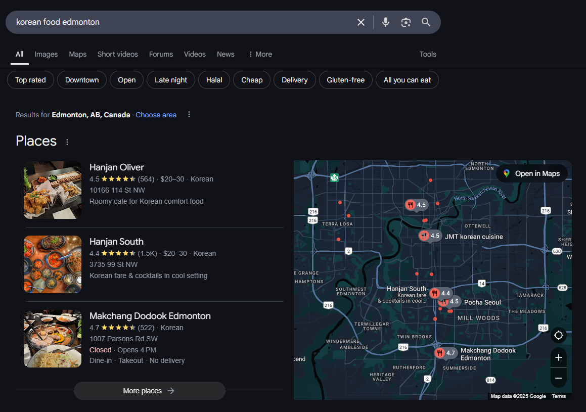 Google Map Pack