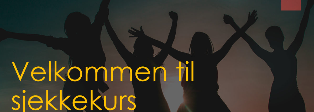 Silhuetter av glade mennesker med teksten 