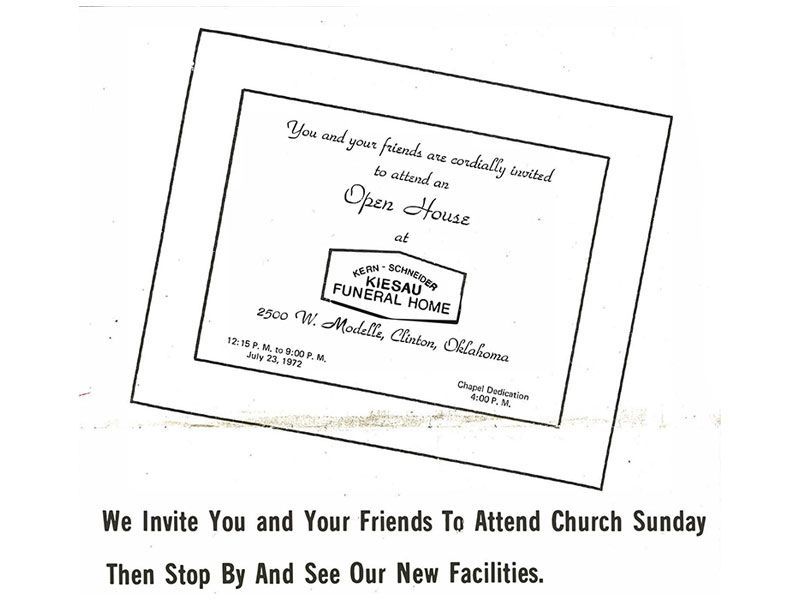 A black and white invitation to attend church sunday