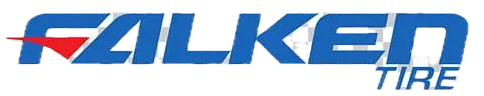 Falken Tire logo in blue, red, and gray on a white background