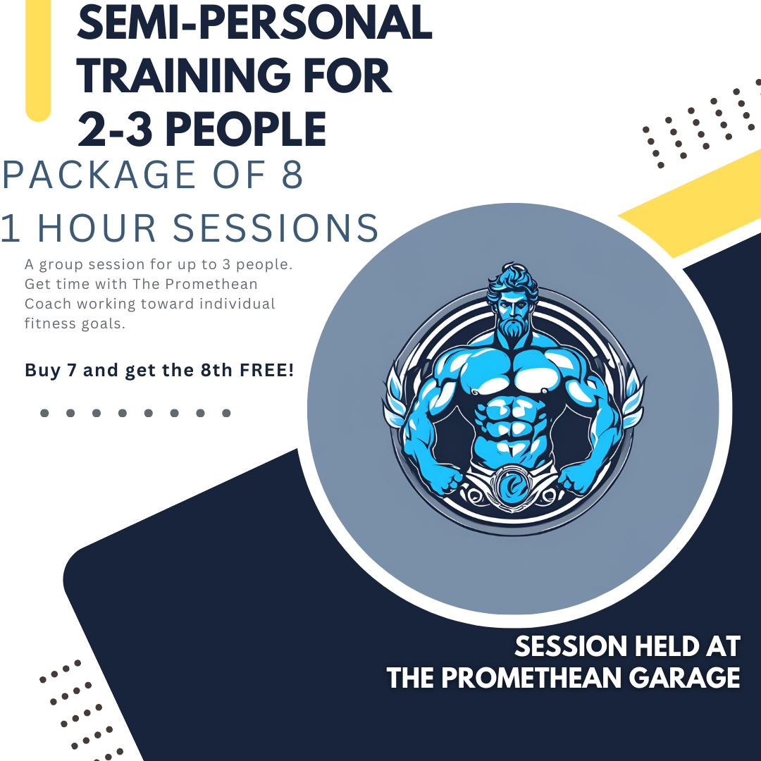Semi-Private Group Training Sessions- package of 8- 1 hour