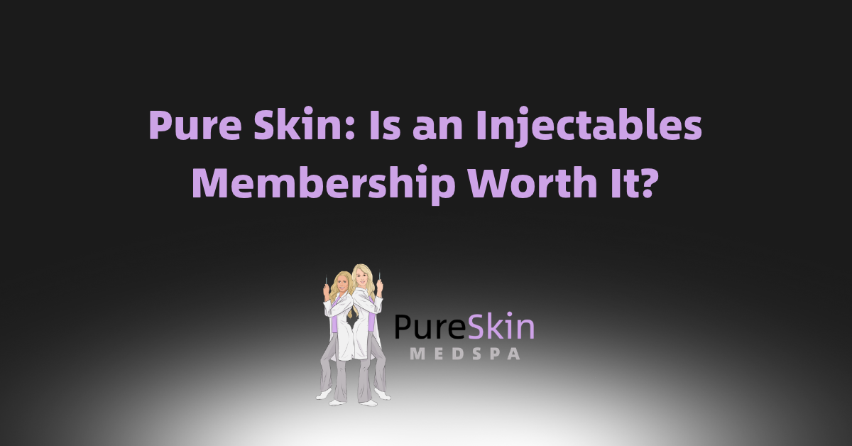 Dark ad with purple text: 