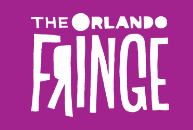 The Orlando Fringe logo: white text on a purple background.