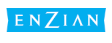 ENZIAN logo in white letters inside a blue rectangle.