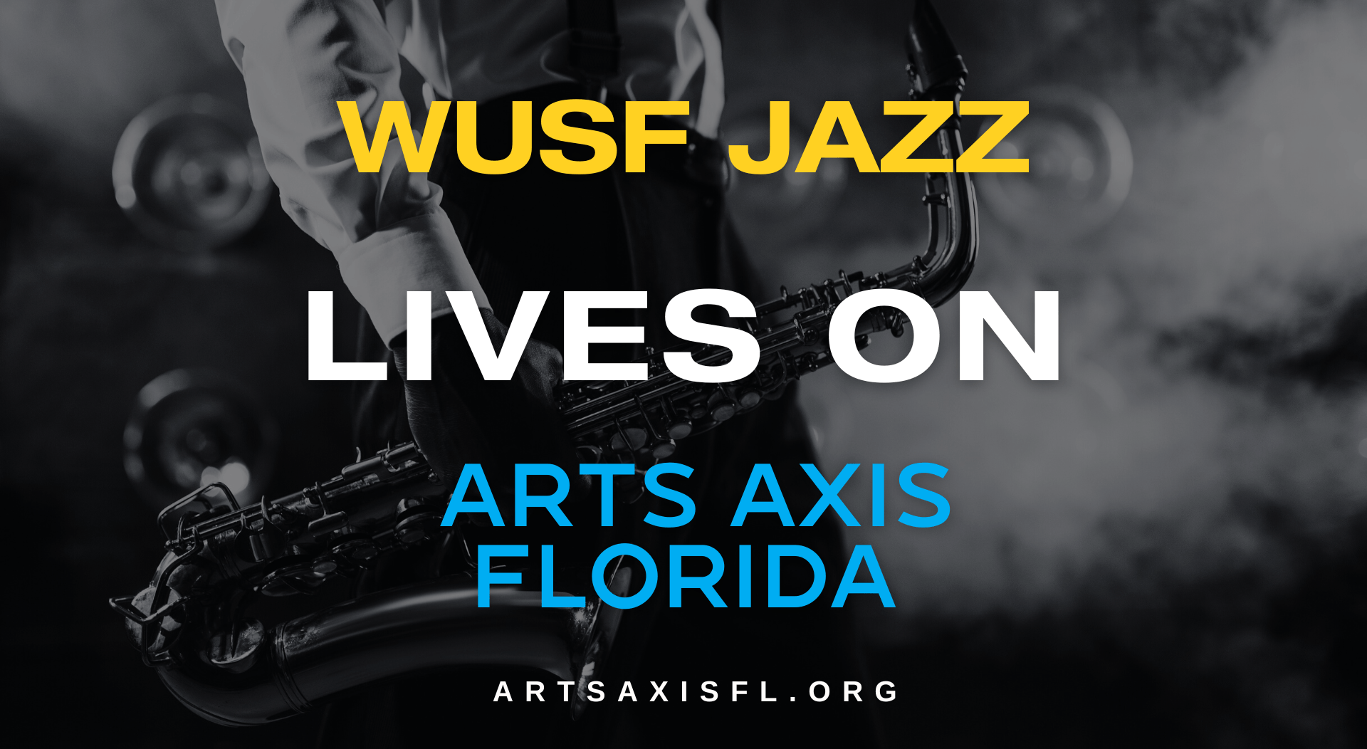 Saxophonist in spotlight, 